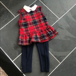 Janie and Jack Christmas outfit